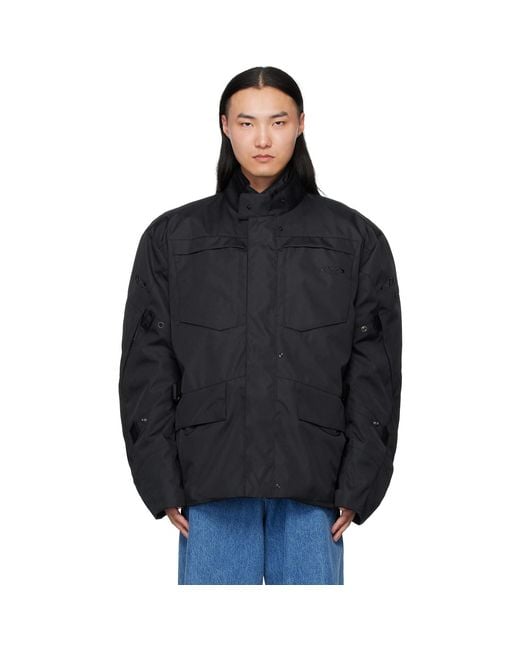 Vetements Black Biker Parka Coat & Jackets Set for men
