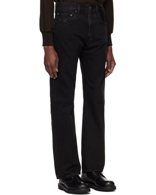 Levi's Black 517 Bootcut Jeans for men