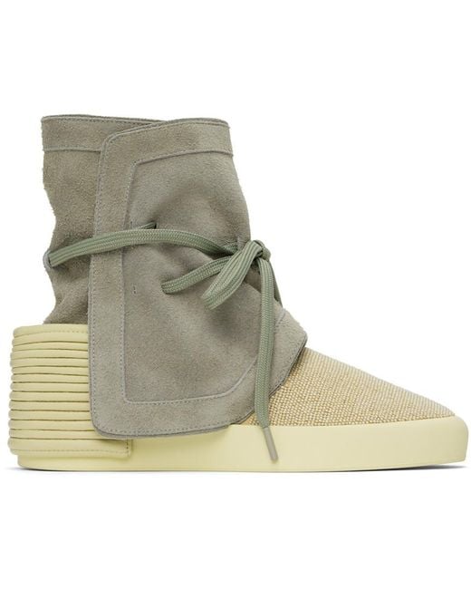 Fear Of God Green Moc High Sneakers for men