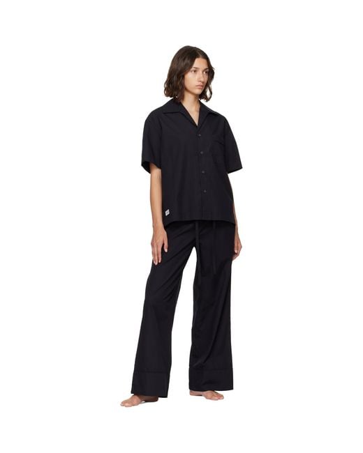 Entire studios Black S/S Pyjama Shirt