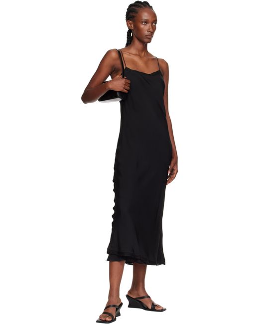 St. Agni Black Mini Baguette Bag