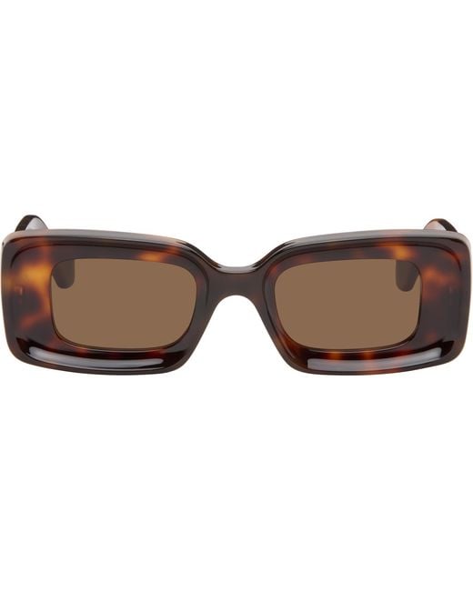 Loewe Black Rectangular Sunglasses