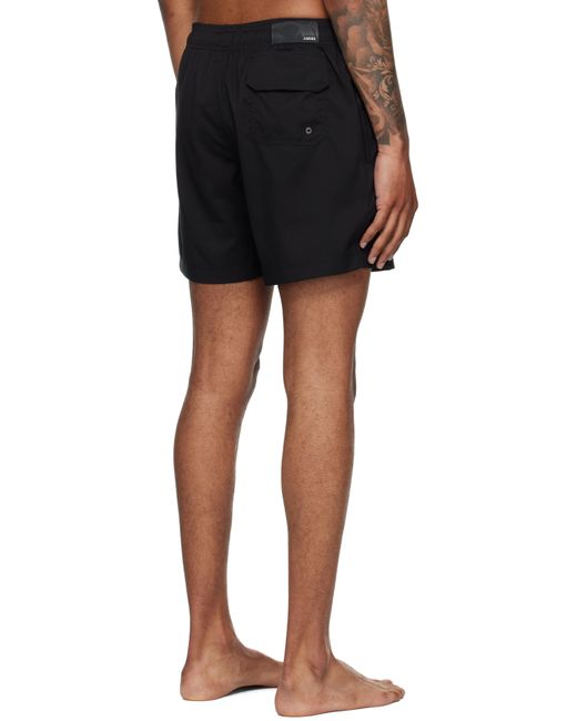 Amiri Black Ma Core Logo Swim Shorts for men