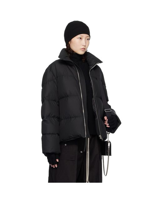 Rick Owens Black Moncler + Cyclopic Down Jacket