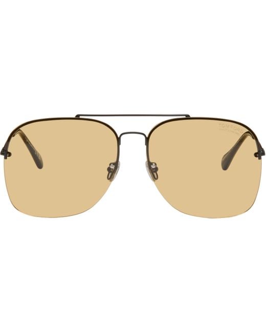Tom Ford Black Mackenzie Sunglasses for men