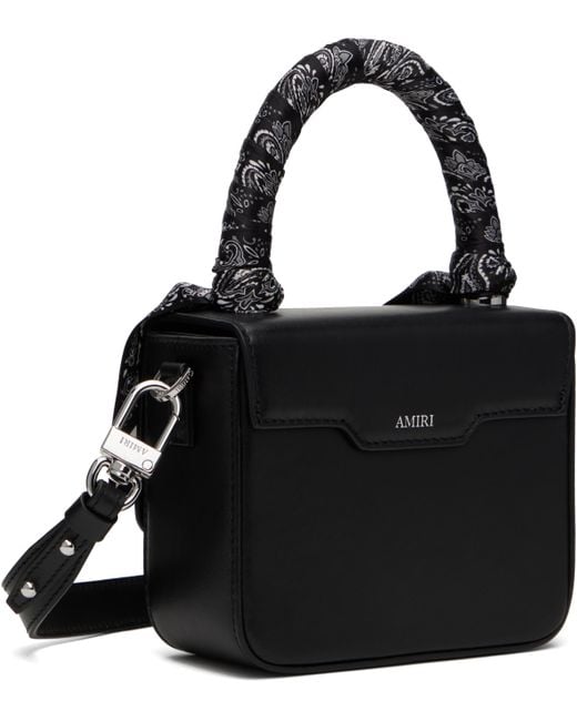 Amiri Black Micro Ma Bag
