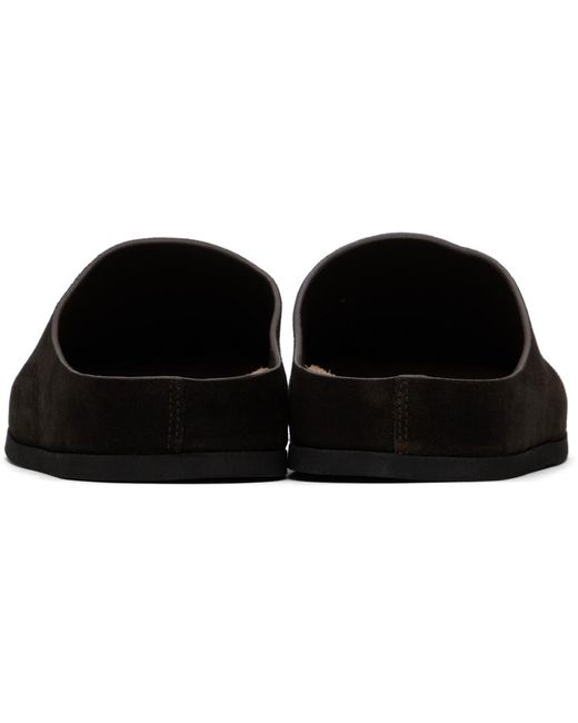 Common Projects Black Clog Slip-on Loafers for men