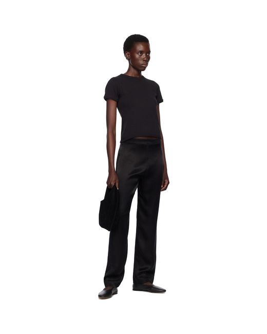 The Row Black Small Bindle Tote