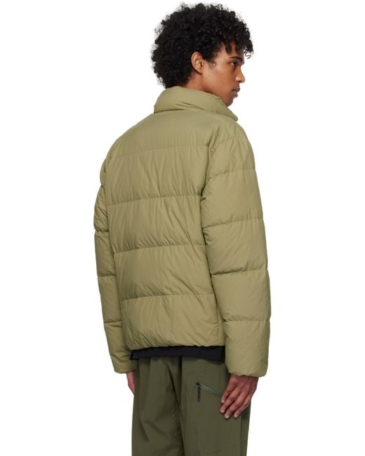 NANGA Green Khaki Mazeno Ridge Down Jacket for men