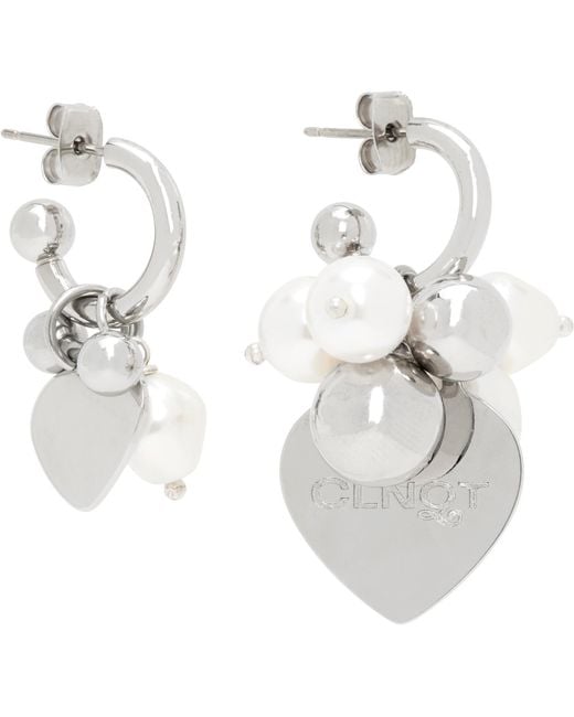 Justine Clenquet Metallic Abbey Earrings