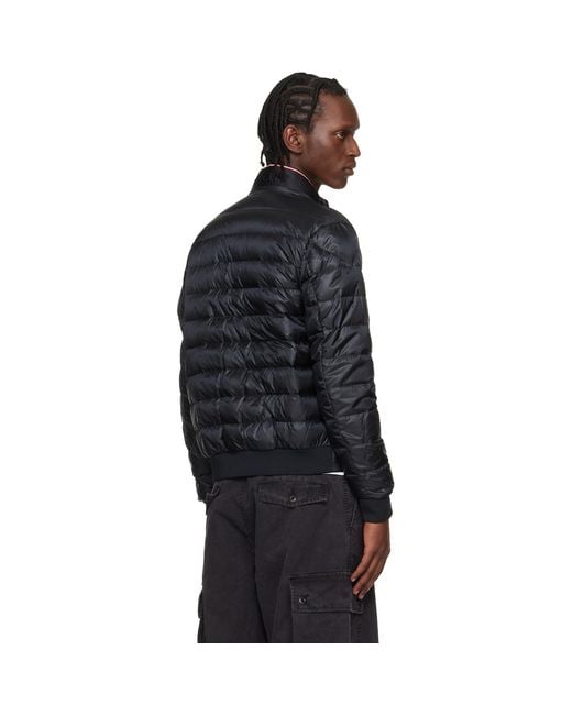 Moncler Black Rigel Short Down Jacket for men