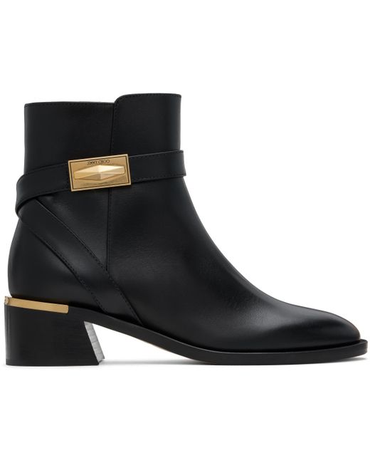 Jimmy Choo ブラック Diantha 45 ブーツ Black