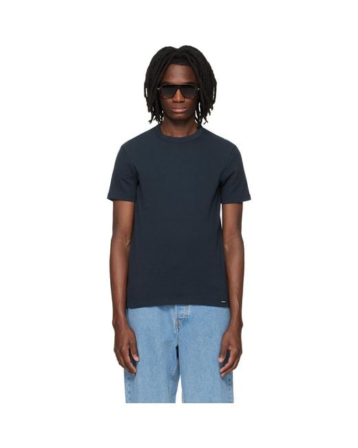Tom Ford Black Cotton Crewneck T-Shirt for men
