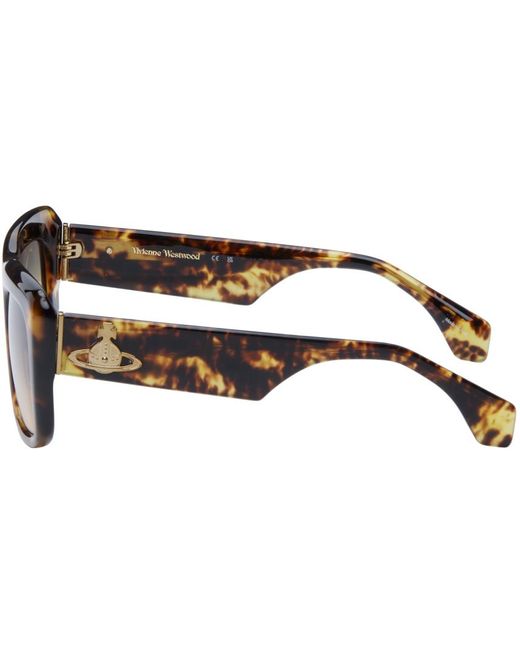 Vivienne Westwood Black Brown Laurent Sunglasses for men