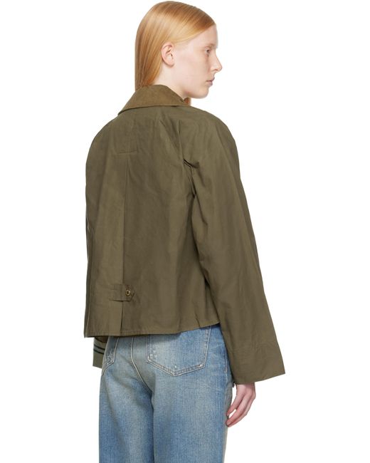 Barbour カーキ Catlin Showerproof ジャケット Multicolor