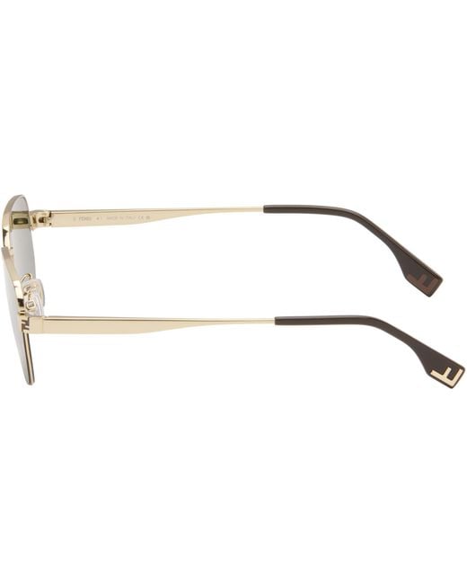 Fendi Gray Sky' Sunglasses for men