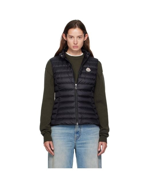 Moncler Black Igens Down Vest
