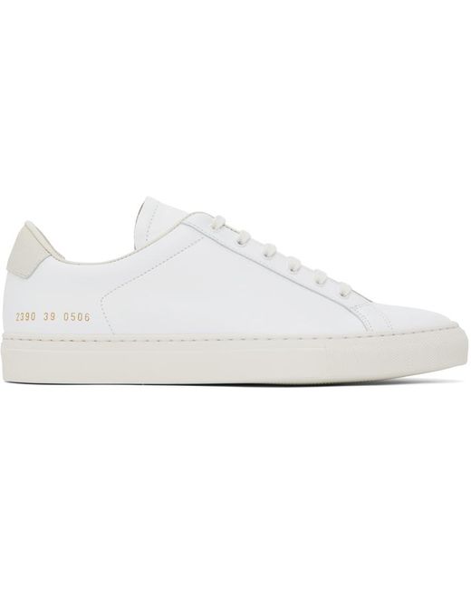 Common Projects Black White Retro Sneakers for men