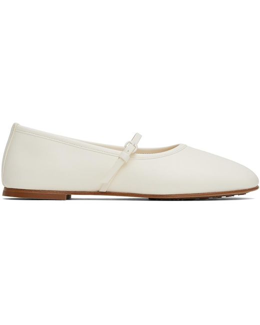 Dear Frances Black Off- Balla Strap Ballerina Flats