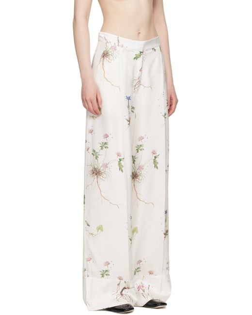 Erdem Natural Pyjama Trousers