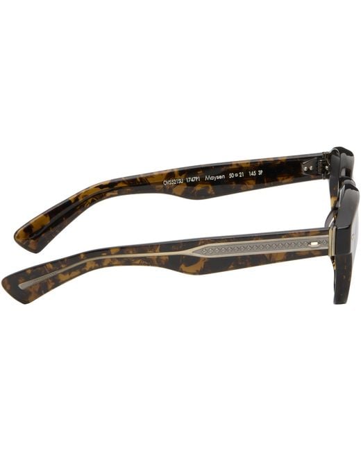 Oliver Peoples Black Maysen Sunglasses for men