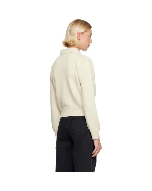 A.P.C. Black Polo Shirt Collar Cardigan
