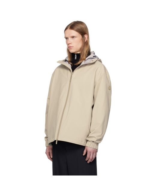 Moncler Natural Bise Hooded Rain Jacket for men