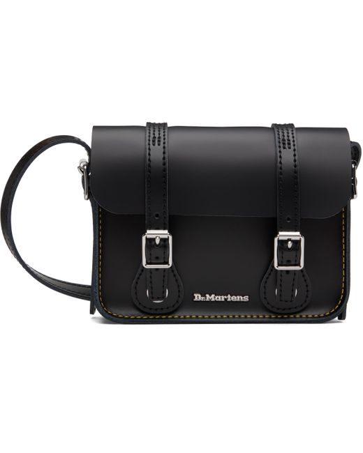 Dr. Martens Black 7 Inch Leather Crossbody Bag