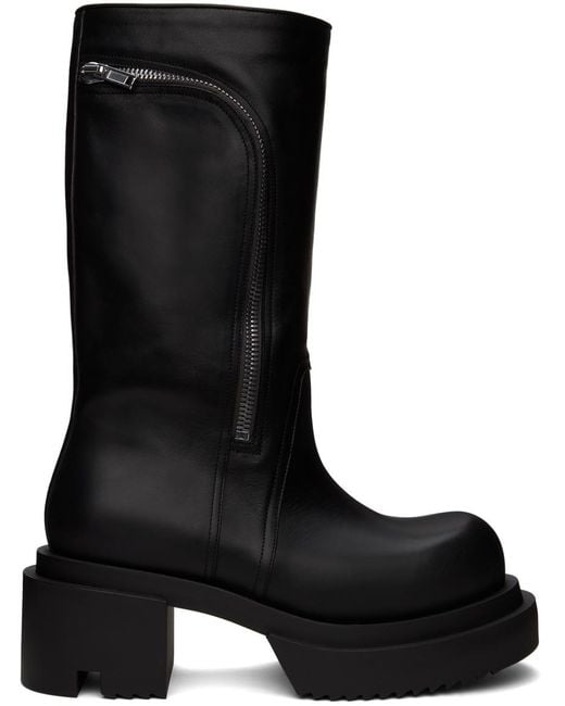 Rick Owens Black Bauhaus Bogun Boots for Men | Lyst Rick Owens Black Bauhaus Bogun Boots for Men | Lyst