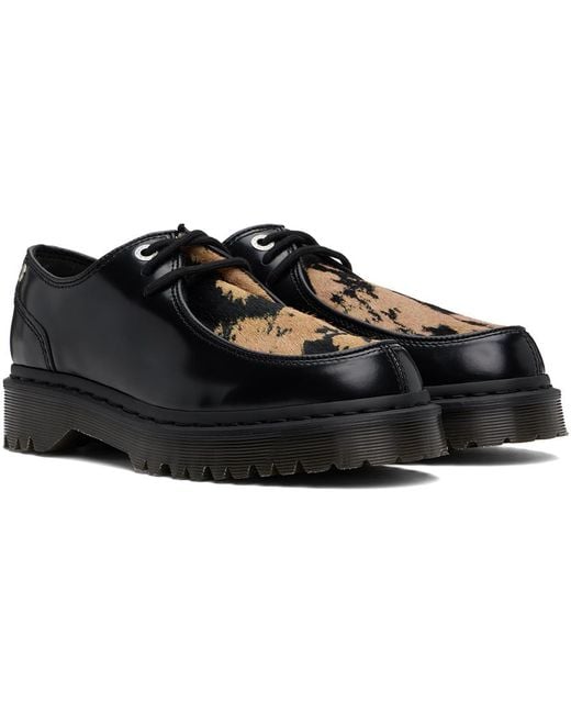 ⭐️美品⭐️【Dr. Martens】Zeffir 3I ブラック Dr Martens – Zeffir – Czarne skórzane buty z 3 rzędami oczek