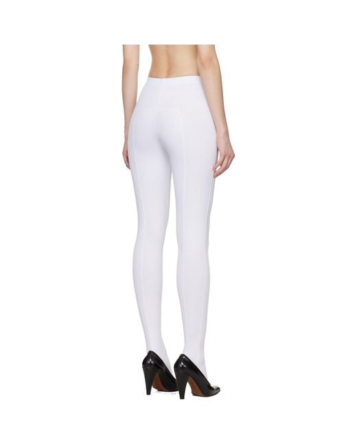 Vetements White Push-Up Tights