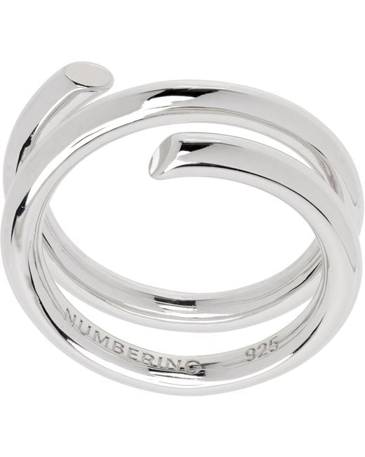 NUMBERING Metallic #8402 Ring for men
