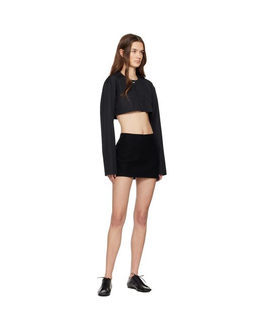Rier Black Walker Miniskirt