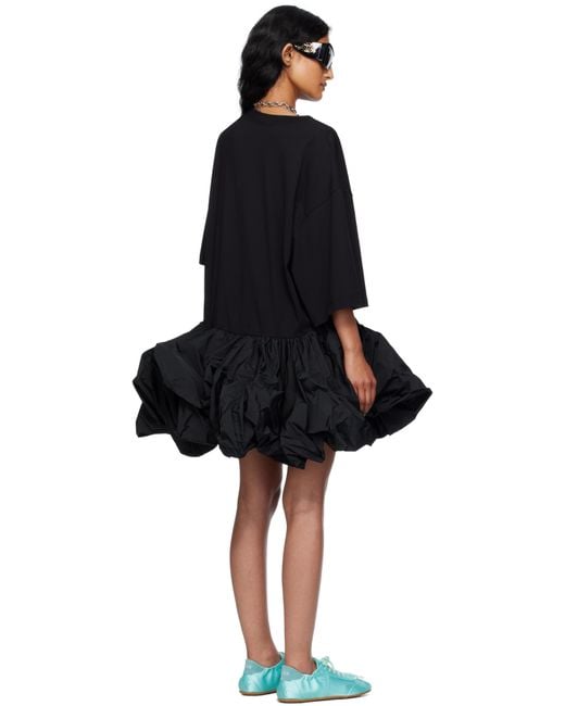 Abra Black Ssense Exclusive Couture Midi Dress