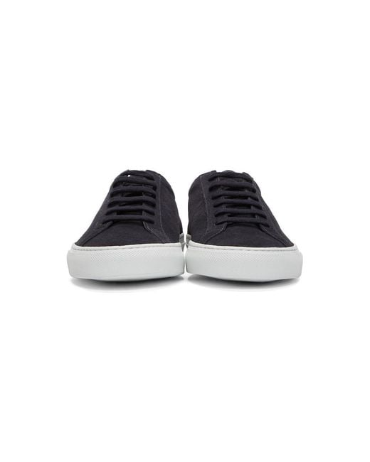 common projects navy suede