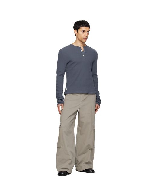Carrera Blue Lis Classic Henley for men