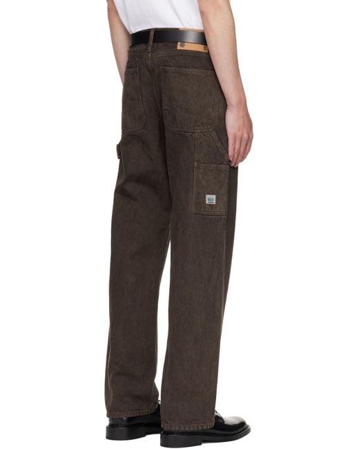vowels Black Painter Jeans for men