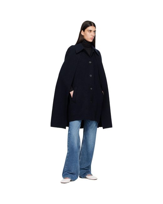 Totême  Black Cape Coat
