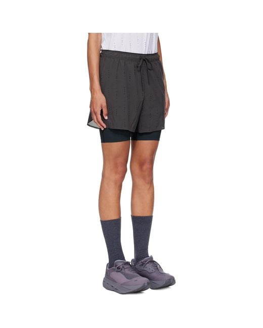 Post Archive Faction PAF Gray On Edition Zero 2-In-1 Shorts
