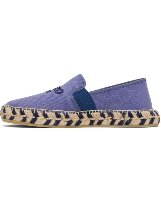 KENZO Blue Canvas Espadrilles