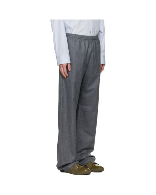 Lanvin Gray Pyjama Trousers for men
