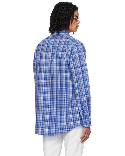 Polo Ralph Lauren Blue Classic Fit Shirt for men