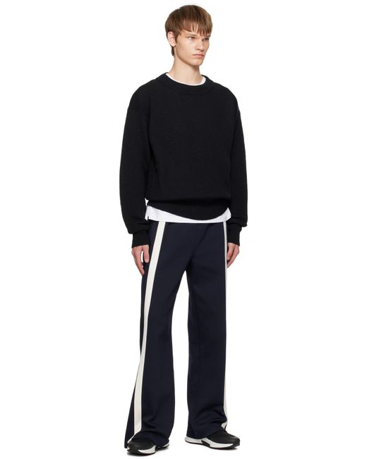 Tom Ford Black Neoprene Suede Jago Sneakers for men