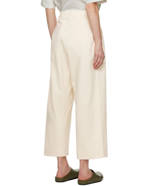Studio Nicholson Natural Off- Asher Trousers