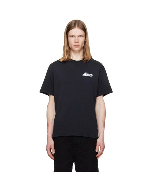 Louis-Gabriel Nouchi Black Logo T-Shirt for men