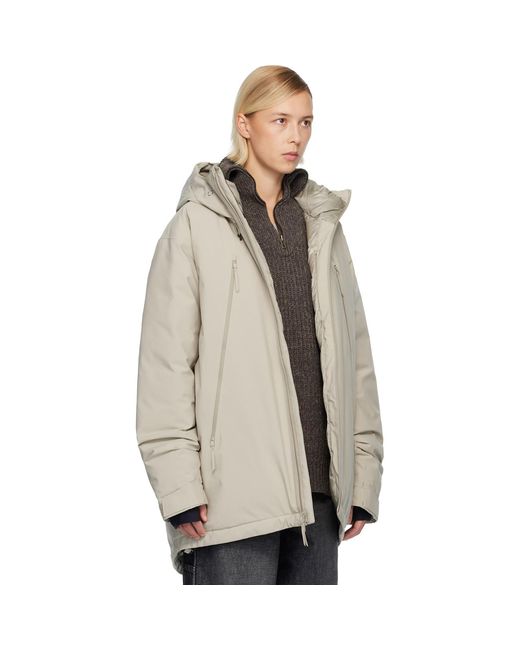 MM6 by Maison Margiela Natural Off- Salomon Edition Hooded Snow Jacket