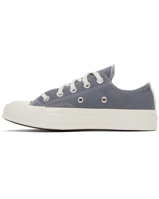 COMME DES GARÇONS PLAY Gray Converse Edition Chuck 70 Sneakers in Black |  Lyst