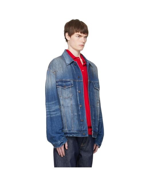 Acne Blue Robert Trafalgar Denim Jacket for men
