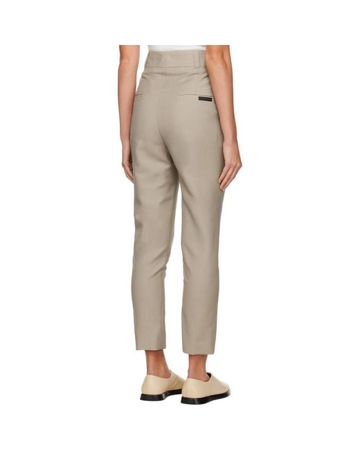 Fear Of God Natural Beige Straight-leg Trousers