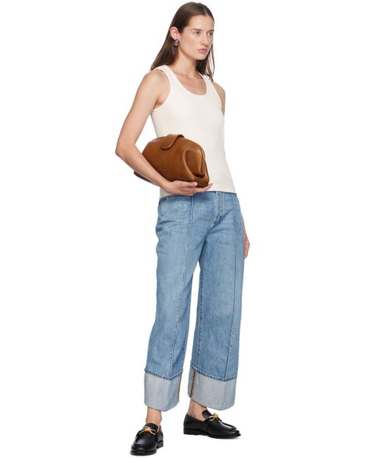 Bottega Veneta Blue Drop Glass Earrings